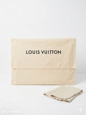 Louis Vuitton Large Dust Bag 22x16 Authentic LV Extra Large Drawstring Flap